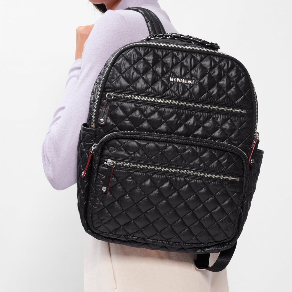 MZ WALLACE Crosby Quilted Nylon Backpack
